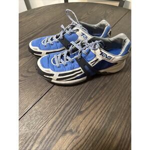 Teva Amphibious Hiking Shoes Men’s 12 Blue Black Reflective